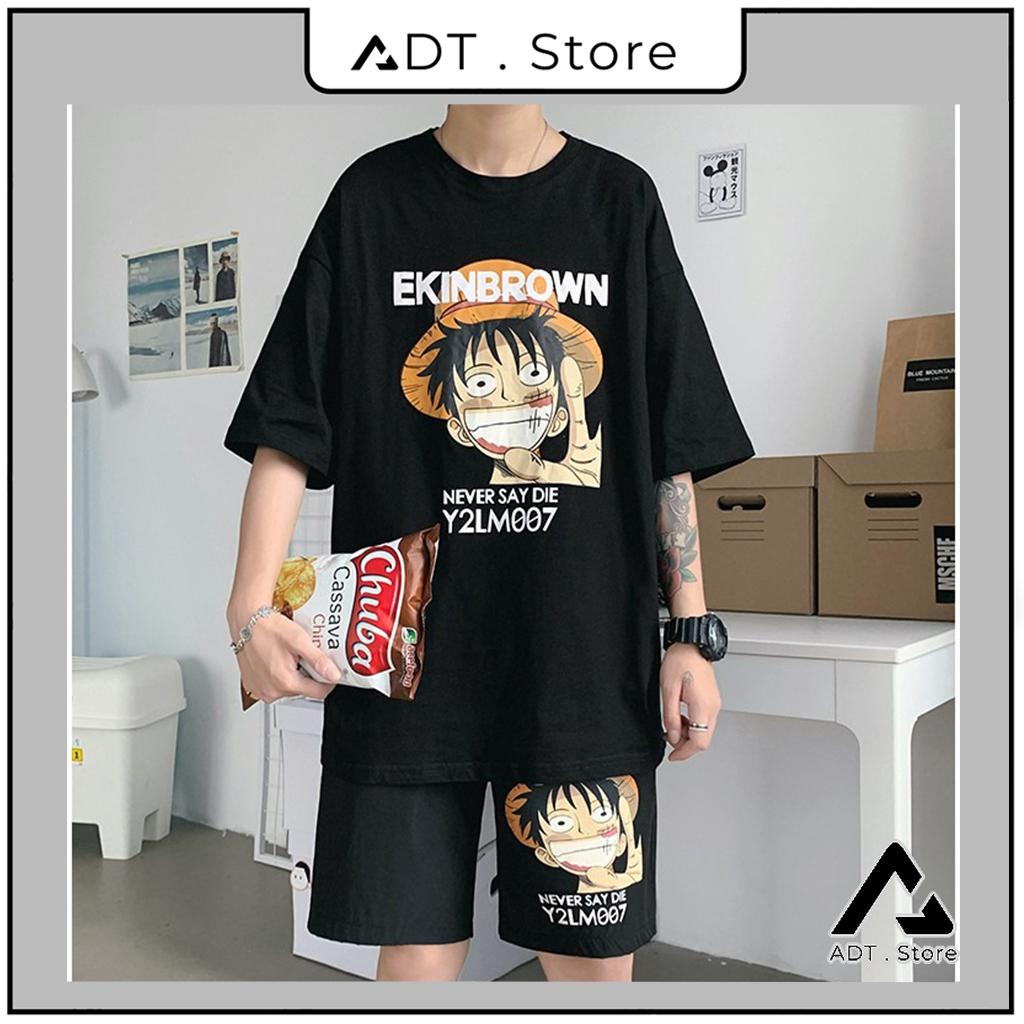 Set bộ Quần áo One piece gồm Áo thun One Piece + quần one piece nam | Yotakustore2 | mẫu HOT bán chạ