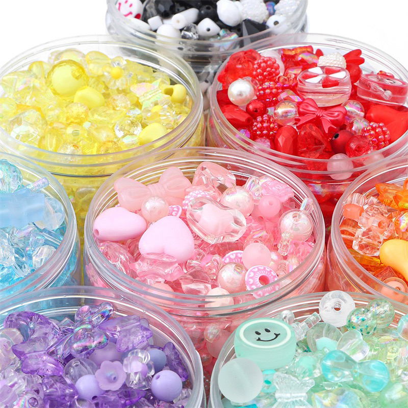 Hạt xâu Beadia bằng acrylic hỗn hợp phong cách Baroque dùng làm trang sức DIY/ Hạt xâu dây đeo điện thoại
