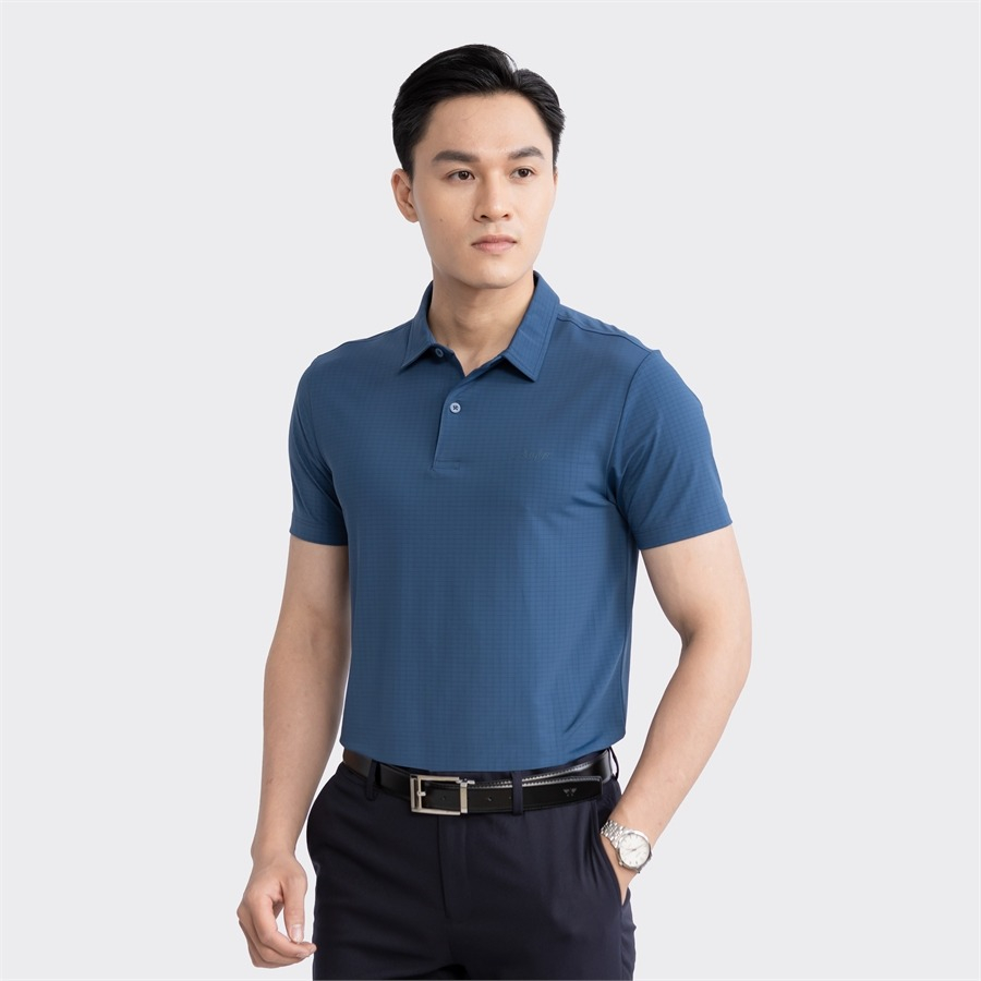 Áo polo ngắn tay ARISTINO phom Regular fit suông nhẹ, thiết kế basic nam tính, lịch lãm-  APS094S3