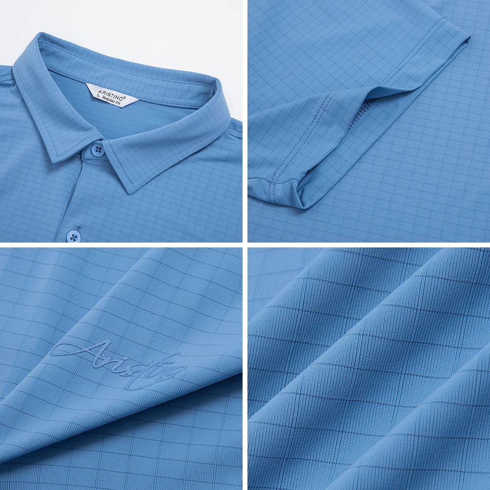 Áo polo ngắn tay ARISTINO phom Regular fit suông nhẹ, thiết kế basic nam tính, lịch lãm-  APS094S3