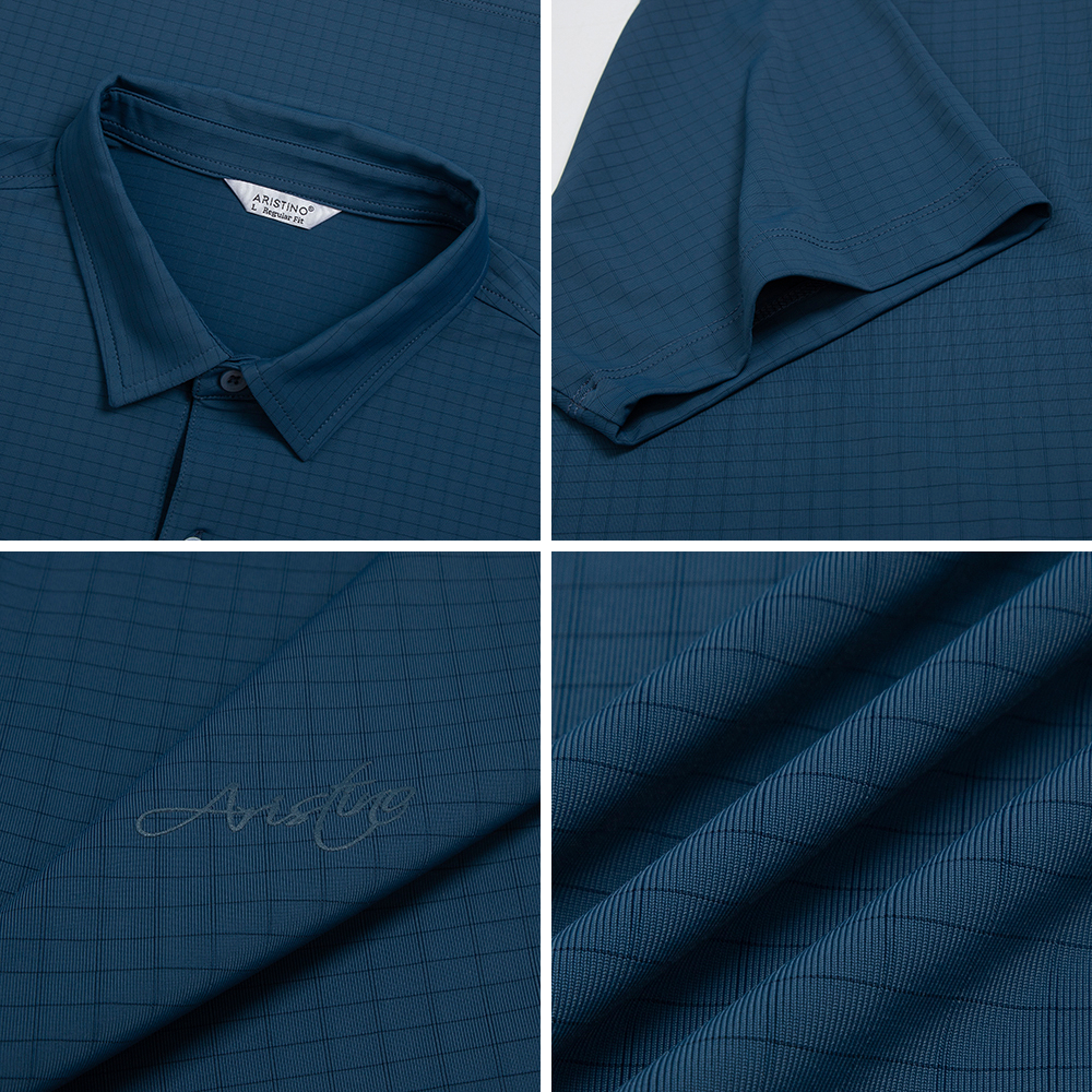 Áo polo ngắn tay ARISTINO phom Regular fit suông nhẹ, thiết kế basic nam tính, lịch lãm-  APS094S3