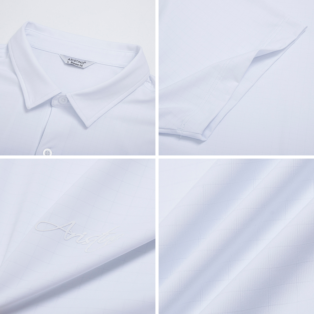 Áo polo ngắn tay ARISTINO phom Regular fit suông nhẹ, thiết kế basic nam tính, lịch lãm-  APS094S3
