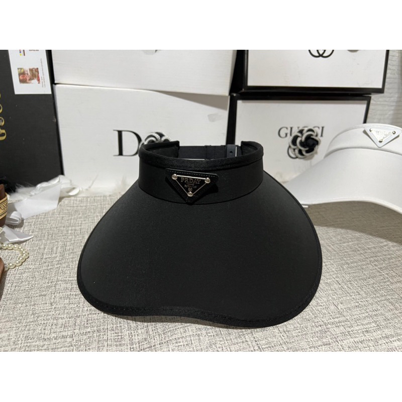 Mũ cói đi biển nón cói nửa đầu Chống năng phong cách HÀN QUỐC