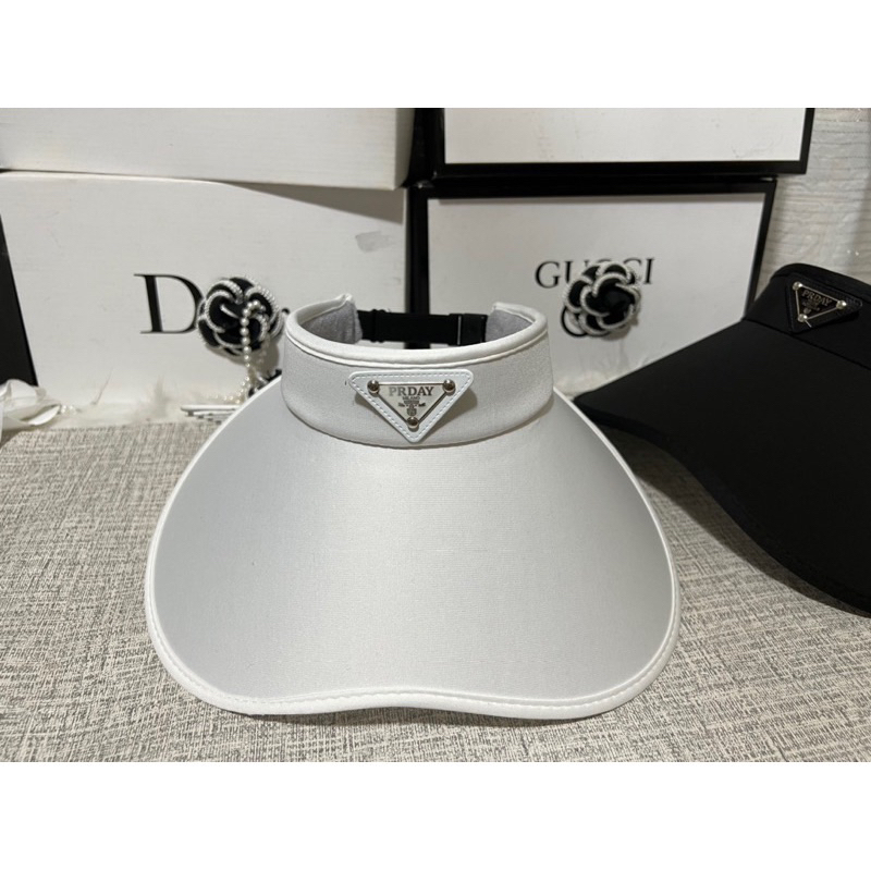 Mũ cói đi biển nón cói nửa đầu Chống năng phong cách HÀN QUỐC