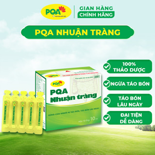 PQA Nhuận Tràng Hộp 10 Ống Dùng Cho Người Bị Táo Bón Lâu Ngày