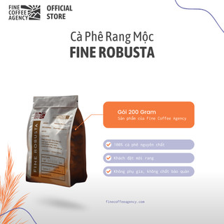Cà phê FCA Fine Robusta Gia Lai rang mộc nguyên chất