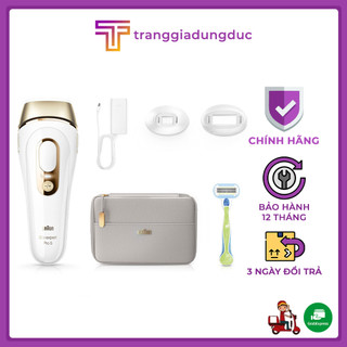 Máy triệt lông toàn thân Braun PL5257, an toàn cho da, gồm 3 loại đầu triệt