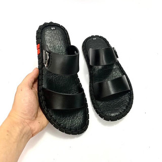 DÉP DA BÒ THẬT - đế khâu chắc chắn( ảnh thật cuối)