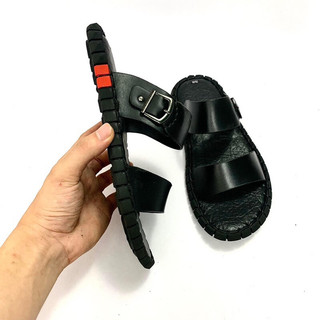DÉP DA BÒ THẬT - đế khâu chắc chắn( ảnh thật cuối)