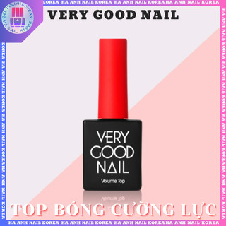 "Volume Top gel 10ml":  Sơn gel Top Bóng cường lực Very good nail chính hãng Hàn quốc - Bảo vệ màu gel, Độ bền 30 ngày