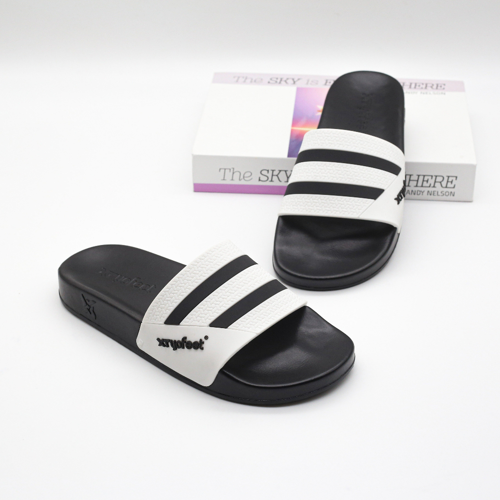 Dép nam quai ngang  thời trang YOFEET Cao Cấp - Dép nam nữ cao su trẻ trung - năng động