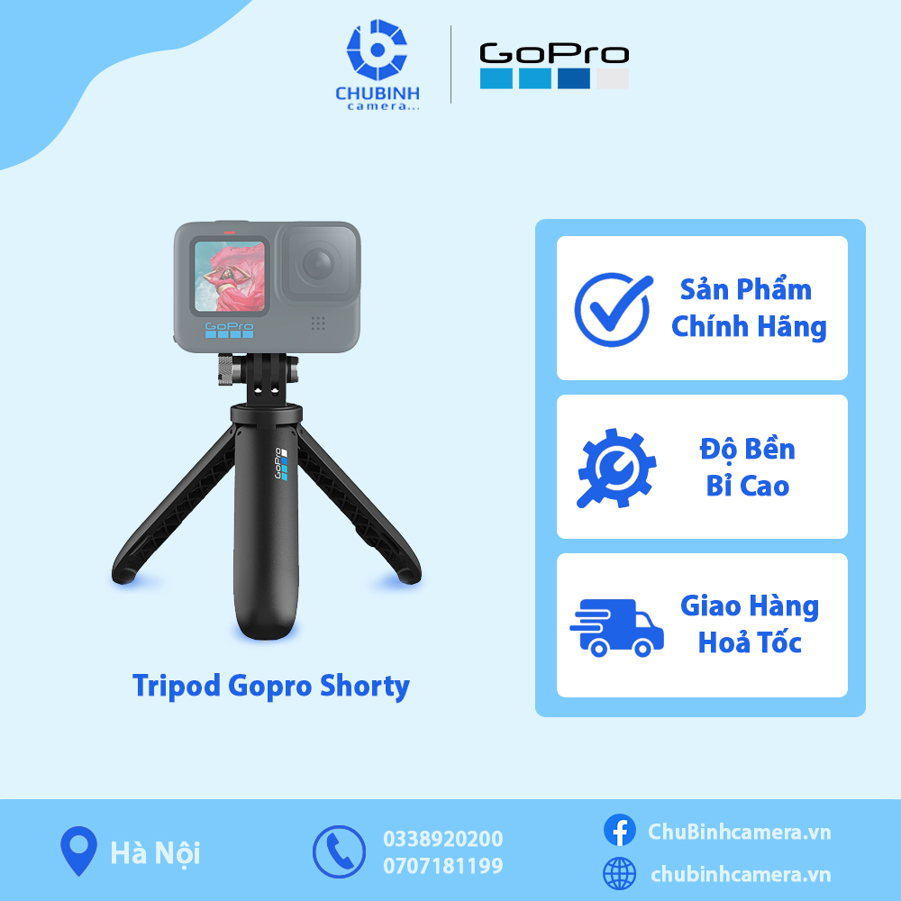 Gậy Gopro Shorty Black | Chính Hãng