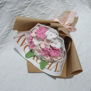 Hoa lưu ly bằng len bó 15 bông