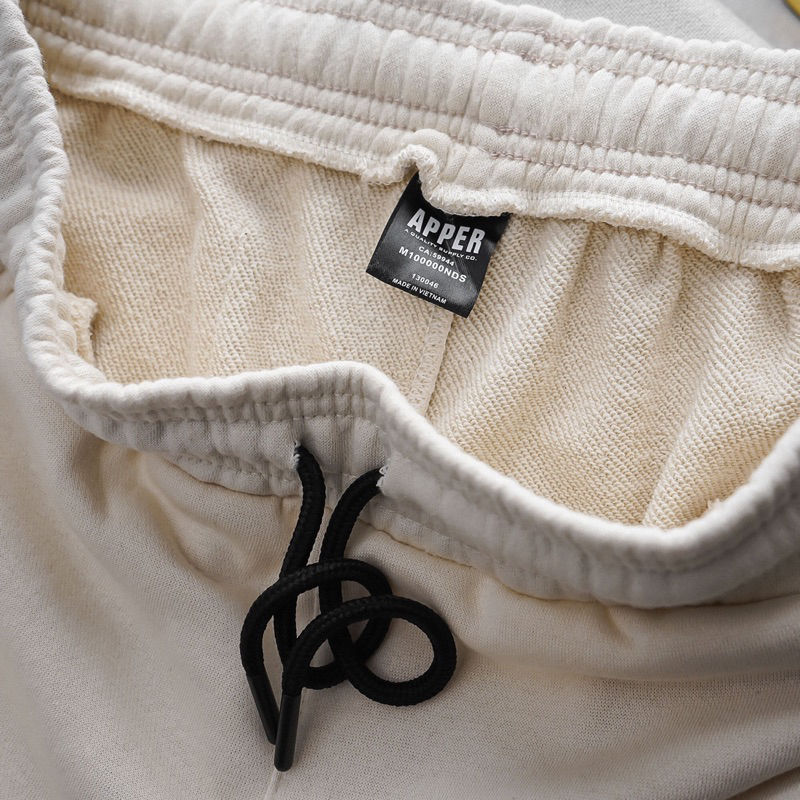 Quần short nỉ thêu Apper