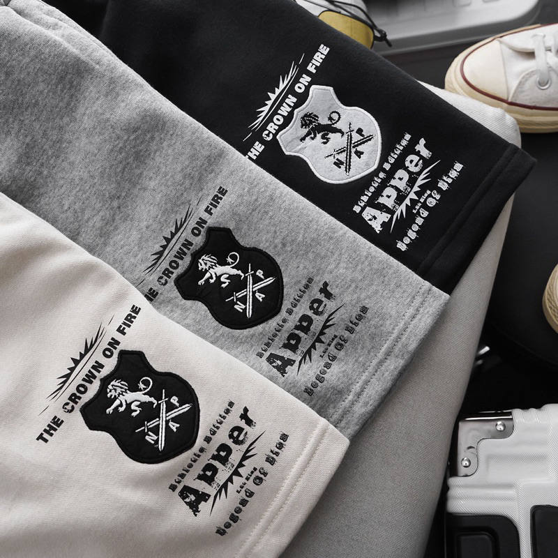 Quần short nỉ thêu Apper