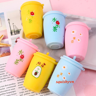 [CÓ VIDEO] ( hàng sẵn ) SquiShy CỐC TRÀ SỮA phát sáng