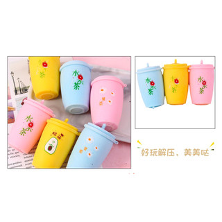 [CÓ VIDEO] ( hàng sẵn ) SquiShy CỐC TRÀ SỮA phát sáng