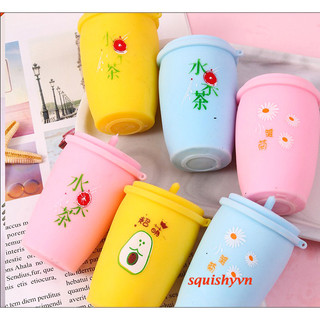 [CÓ VIDEO] ( hàng sẵn ) SquiShy CỐC TRÀ SỮA phát sáng
