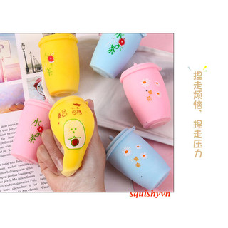 [CÓ VIDEO] ( hàng sẵn ) SquiShy CỐC TRÀ SỮA phát sáng
