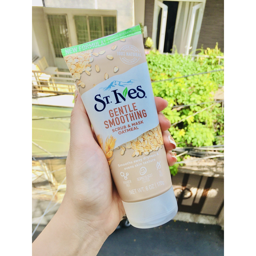 Sữa rửa mặt + tẩy tế bào chết St.Ives mỹ 170g