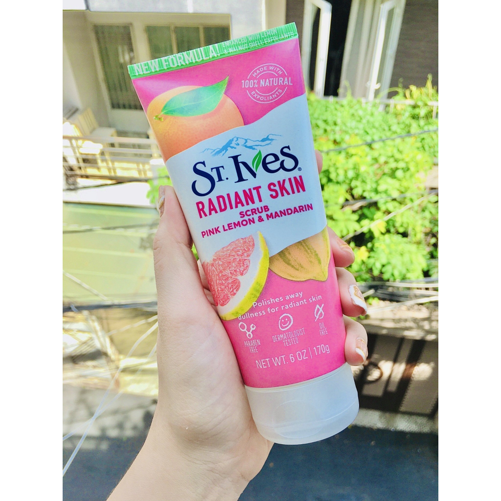 Sữa rửa mặt + tẩy tế bào chết St.Ives mỹ 170g