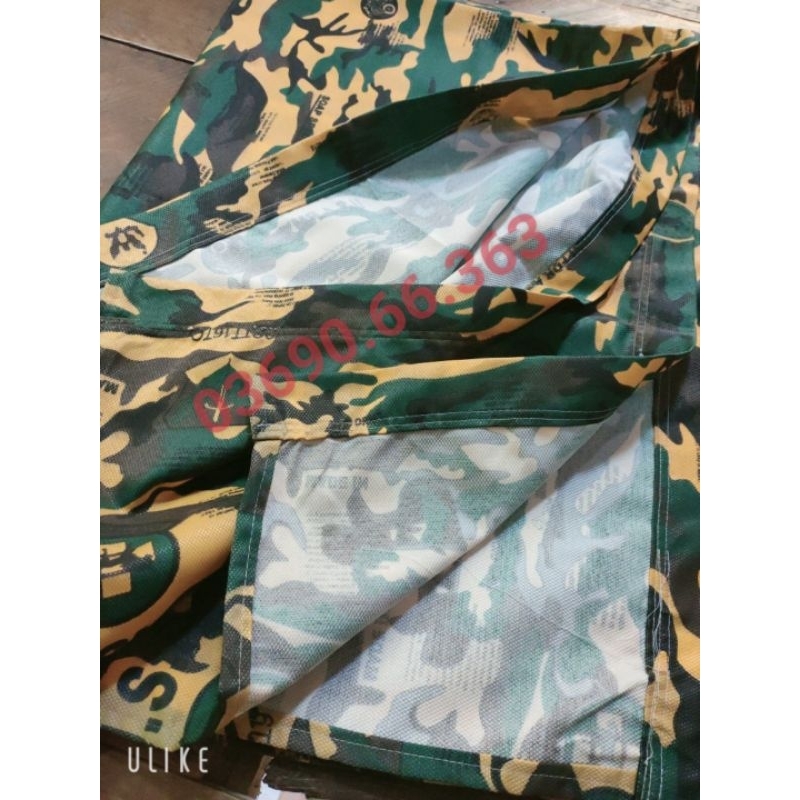 Võng vải màu rằn ri 1m6x2m2