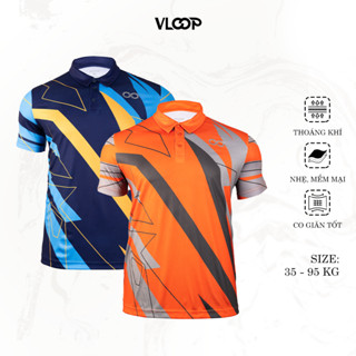 Áo Polo Thể Thao VLOOP, Áo Thể Thao Nam Nữ Có Cổ Thun Lạnh Thấm Hút Tốt -  BST KLOOP Mùa Hè