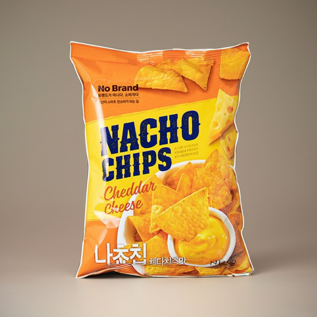 Snack Nacho No Brand Vị Phô mai Cheddar/ Salsa Cay