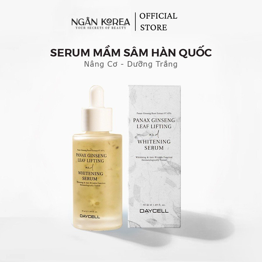 Serum trắng da nâng cơ mầm sâm Daycell Hàn Quốc 50ml