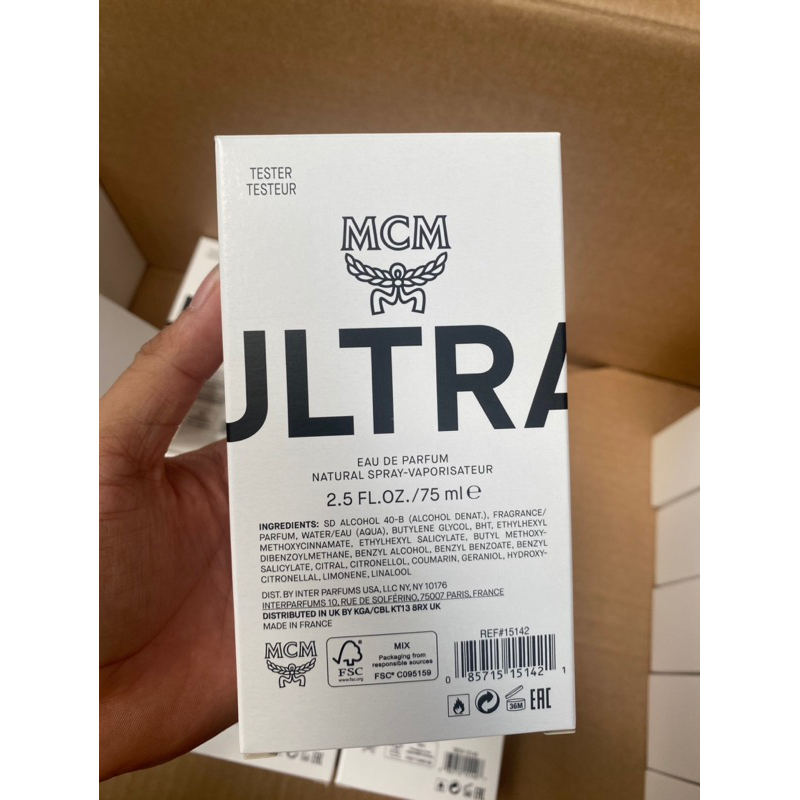Nước Hoa Nước Nữ Tester MCM và MCM Ultra Women Edp 75ml.