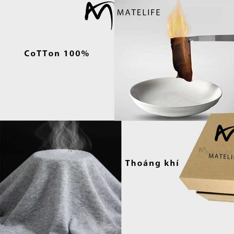 Áo ba lỗ nam Cotton 100% MATELIFE Basics thun lạnh BLMTL06