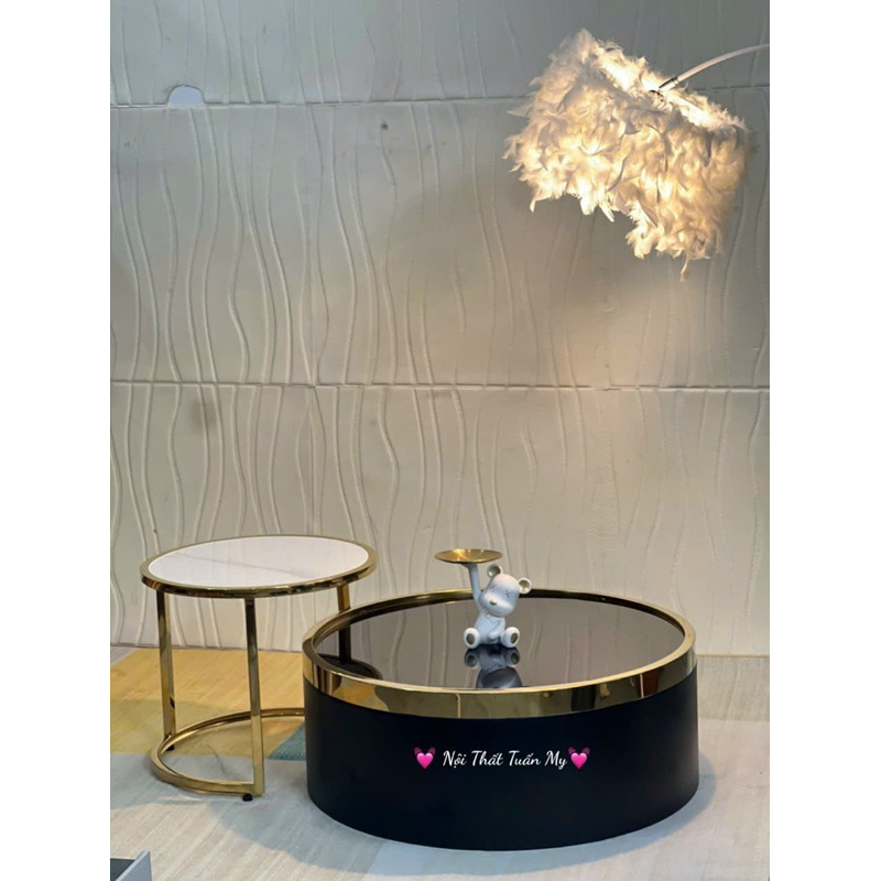 BÀN TRÀ INOX 304 MẠ PVD