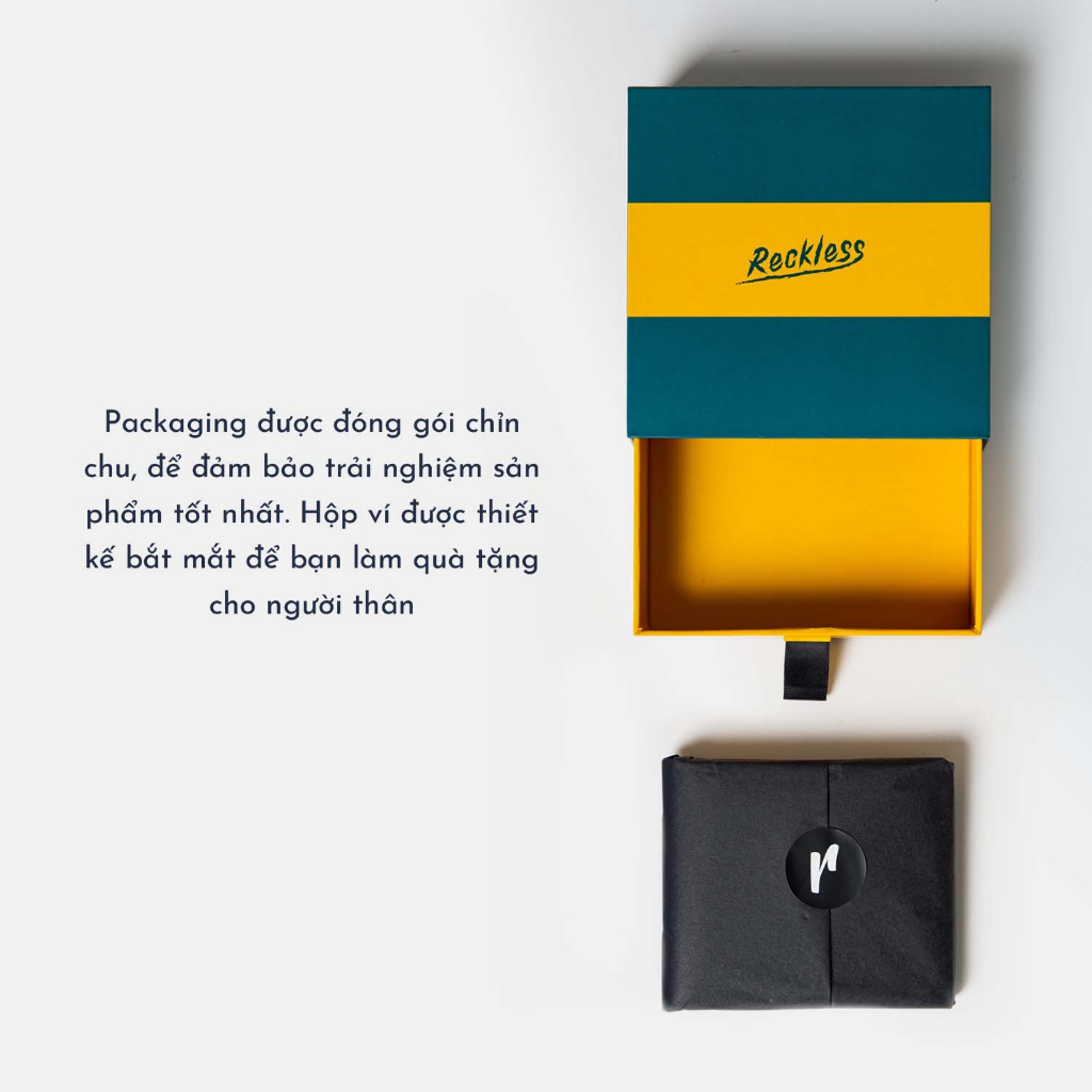 Ví Mini Đựng Thẻ Reckless - Paul Wallet - Vải Polyester kháng nước