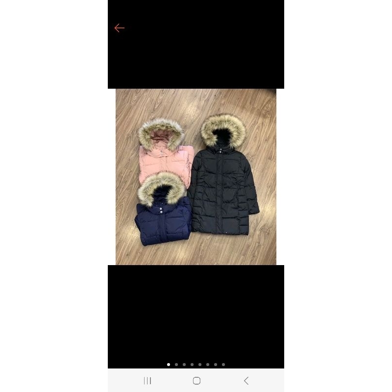 Áo parka bé gái oldnavy