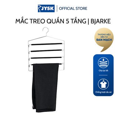 Móc treo quần áo đa năng 5/6 tầng | JYSK Bjarke | kim loại/EVA