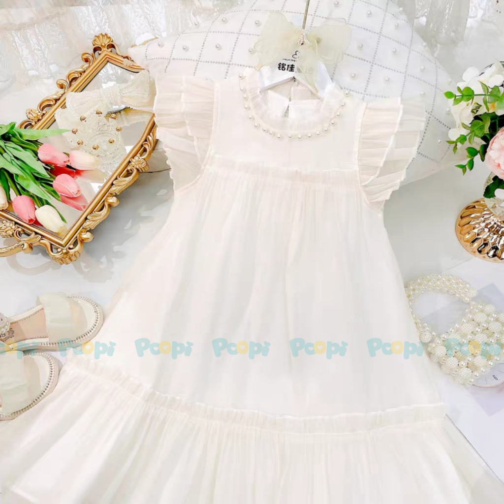 Váy Bé Gái Poopi Kiểu Cánh Tiên Dáng Xòe Xinh Đẹp Cho Bé