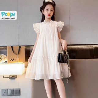 Váy Bé Gái Poopi Đầm Bé Gái Kiểu Cánh Tiên Đuôi Xòe Xinh Đẹp Cho Bé 15-37kg