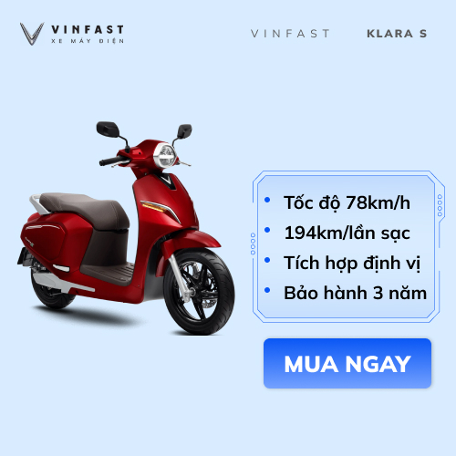 Xe máy điện VinFast Klara S 2022