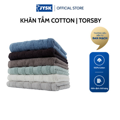 Khăn tắm cotton | JYSK Torsby | 50x90cm | nhiều màu