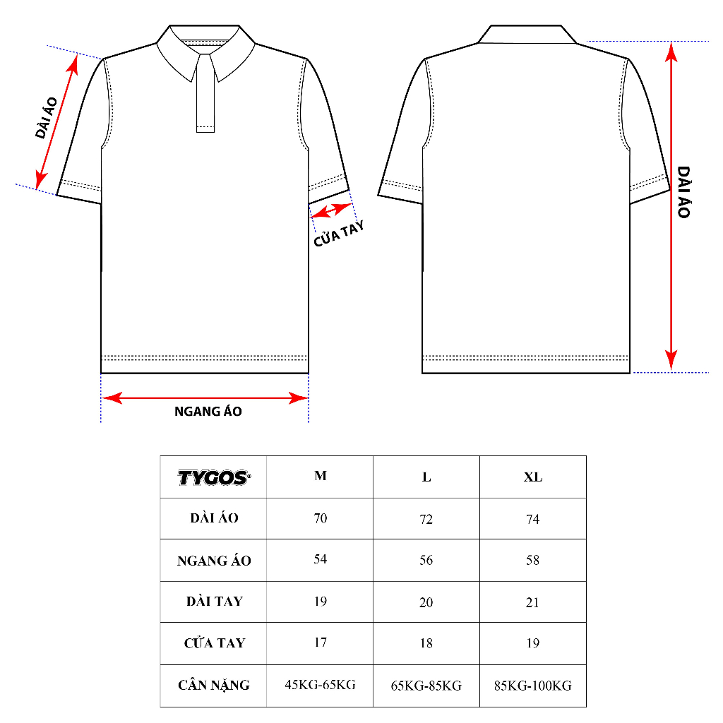 ÁO POLO TYGOS PCN 010