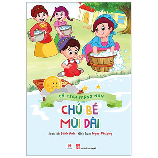 Sách - cổ tích trăng non -chú bé mũi dài