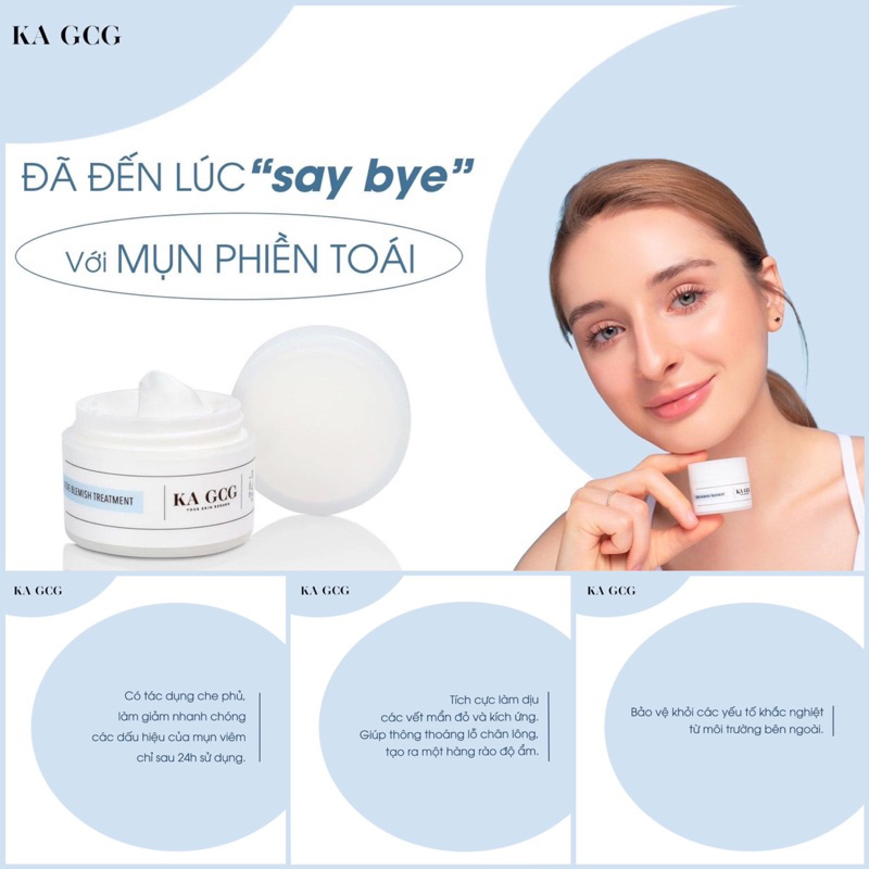 Kem Dưỡng Chuyên Biệt Giúp Giảm Mụn Sưng, Viêm Hiệu Quả Nhanh Chóng - Acne Blemish Treament