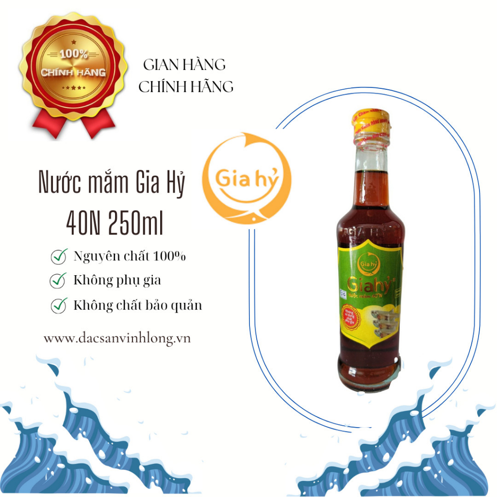 Nước mắm Gia Hỷ 40N 250ml