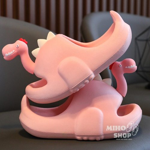 Dép Hình Khủng Long Dễ Thương Cho Mẹ Và Bé ,Dép Bánh Mì Quai Ngang MS777