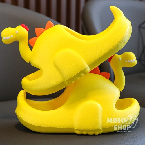 Dép Hình Khủng Long Dễ Thương Cho Mẹ Và Bé ,Dép Bánh Mì Quai Ngang MS777