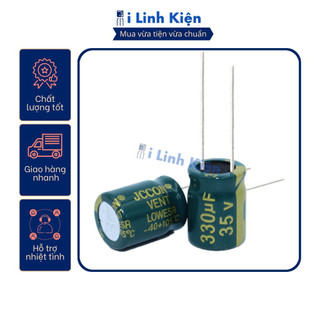 Tụ hóa 35v 330uf 10x13mm và 8x16mm tần số cao chất lượng tốt.