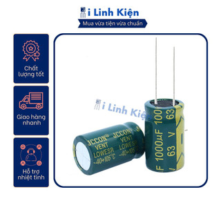 Tụ hóa 63v 1000uf 16x25mm tần số cao chất lượng tốt.