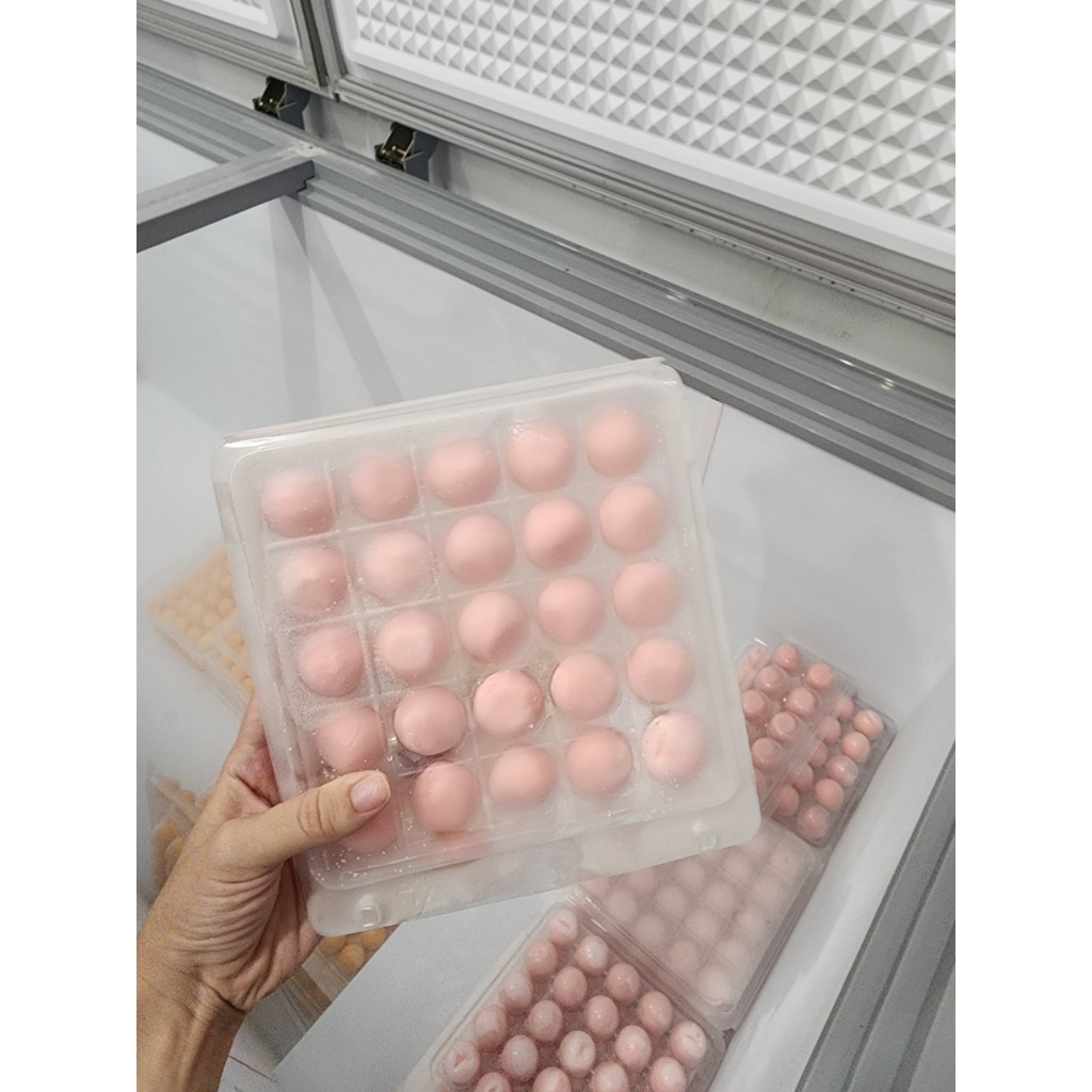 BLACKPINK Cheese Ball Katinat - Khay 25 viên NHÂN PHÔ MAI SOCOLA ĐEN