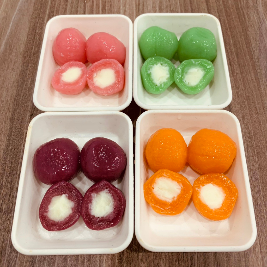 Cheese Ball Katinat - màu Cam - Hồng - Tím  Phô Mai Viên