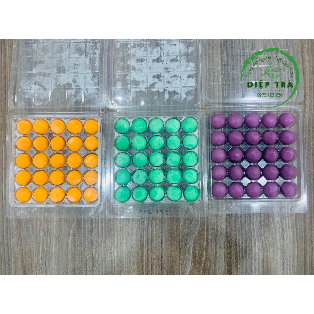 Cheese Ball Katinat - màu Cam - Hồng - Tím  Phô Mai Viên